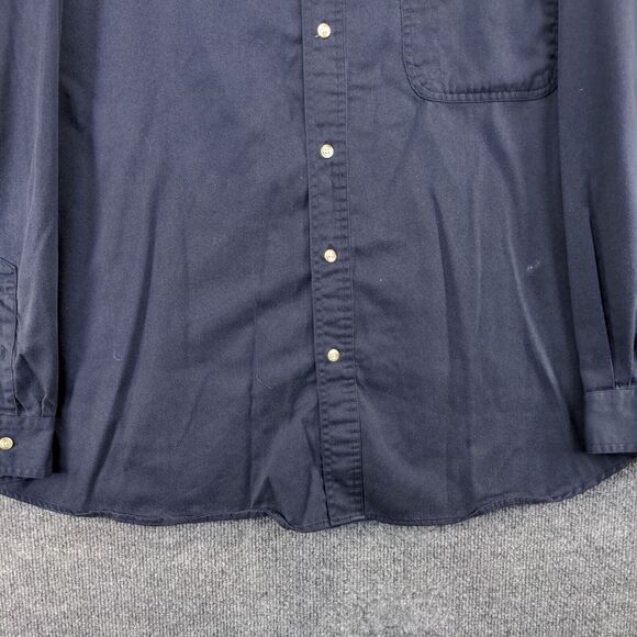 Blue Generation Mens Button Front Shirt Blue 2XL Embroidered Subaru Logo - Picture 4 of 15